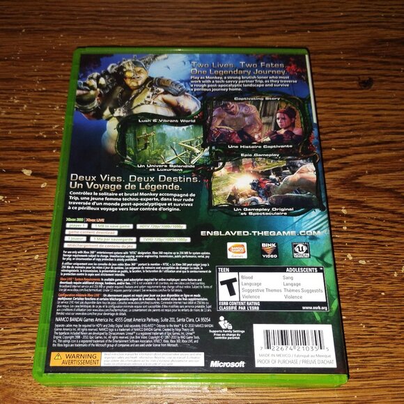 Enslaved Odyssey To The West (Microsoft Xbox 360, 2010) - Picture 3 of 3